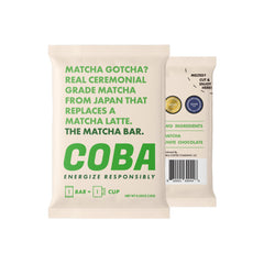 COBA chocolate bar on the go, easy carry for post-workout or travel
