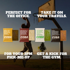 COBA portable energy snack in compact bar form.