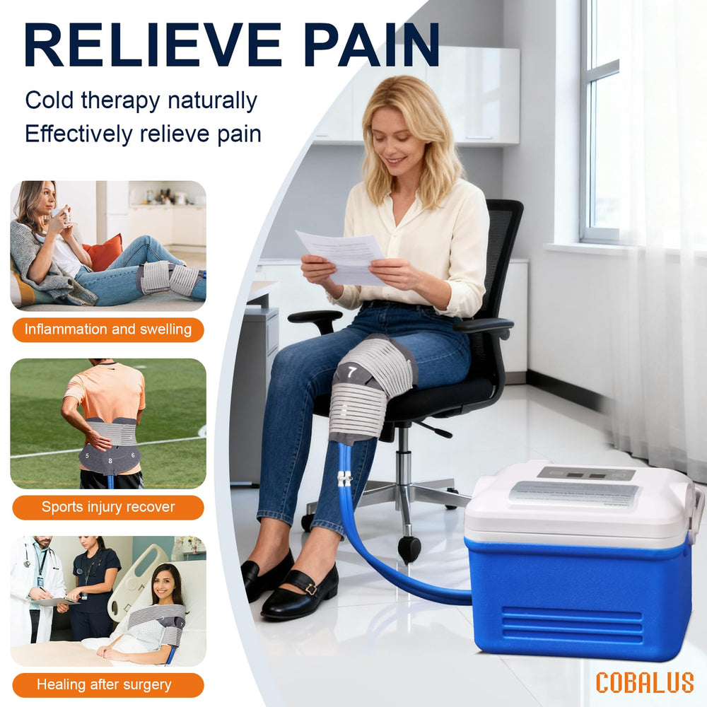 Cobalus reusable gel packs provide long lasting cooling.
