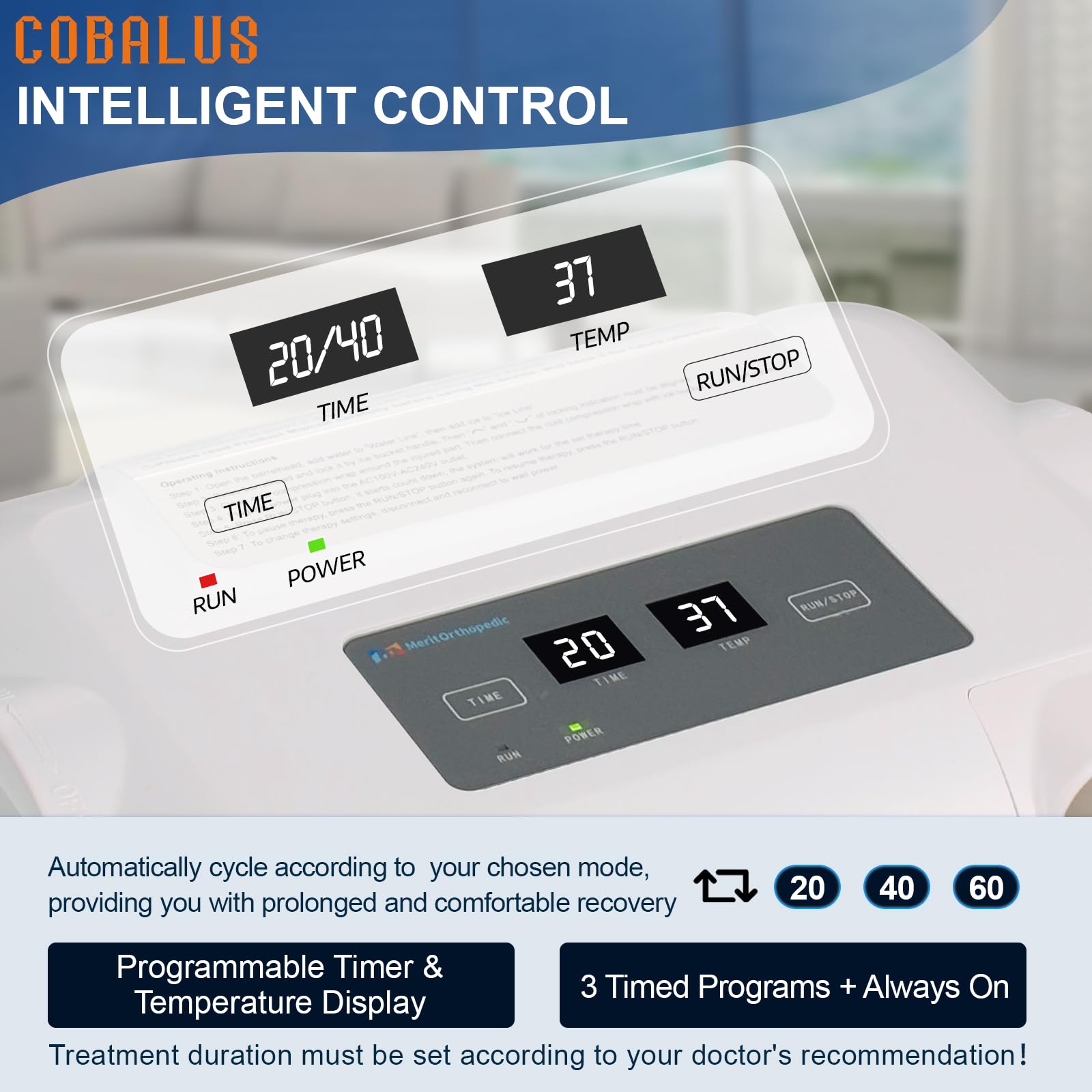 Cobalus universal ergonomic pad designed for knee shoulder and ankle.