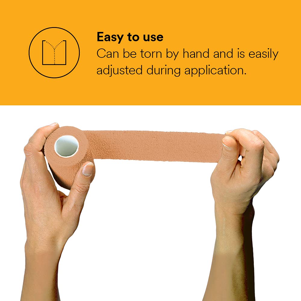 Coban NL supports immobilization with secure, adjustable wrapping.