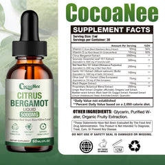 CocoaNee red yeast rice drops close-up highlighting 5000mg potency for cholesterol balance potential