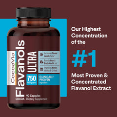 CocoaVia Ultra bottle pour shows easy daily intake and sustained energy.
