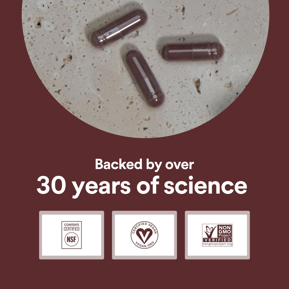CocoaVia Ultra capsules image highlights vegan and gluten-free format.