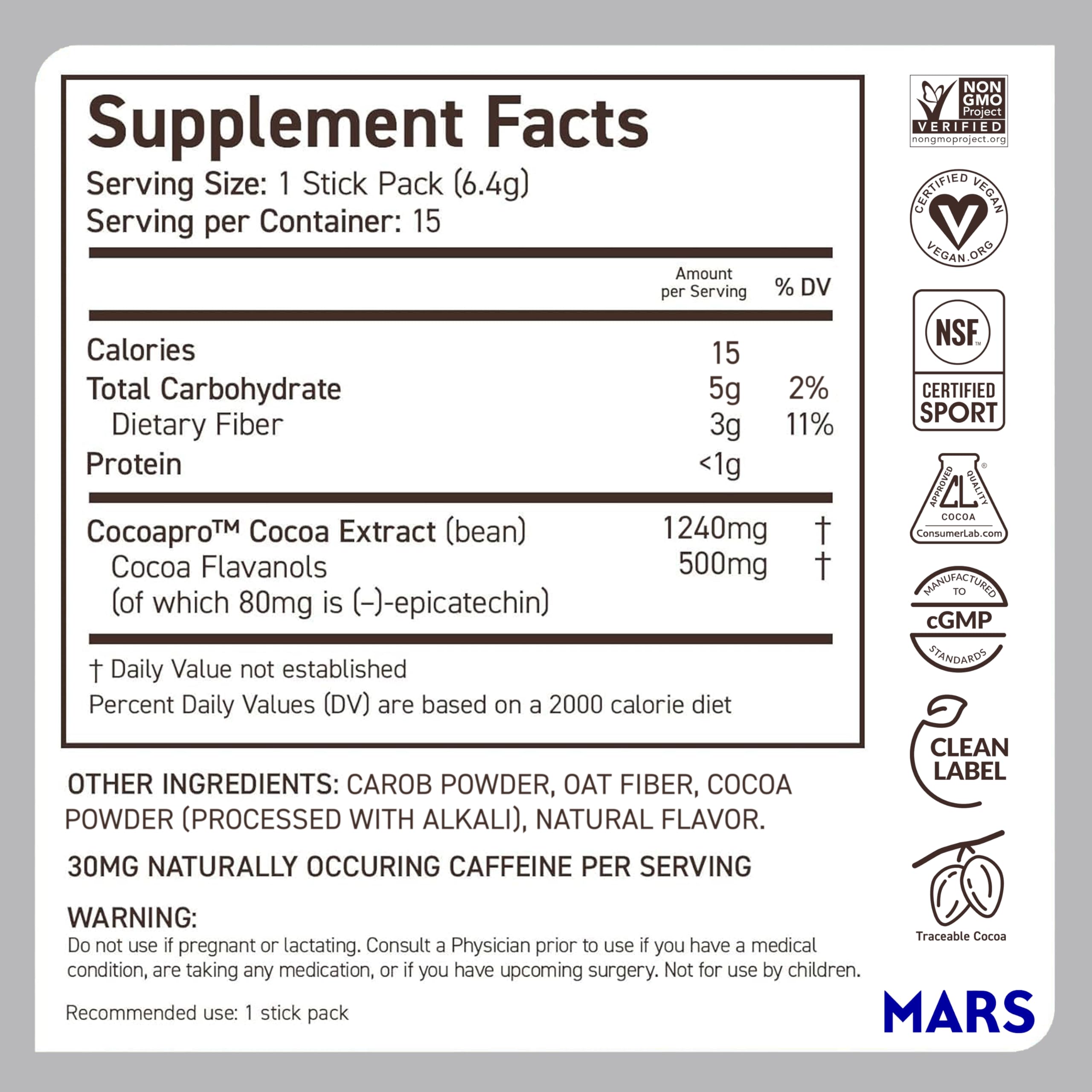 CocoVia vegan cocoa option for plant based diets.