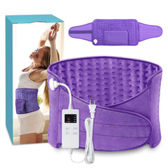 COCOBELA heating pad front view with 12x24 inch coverage for back relief.