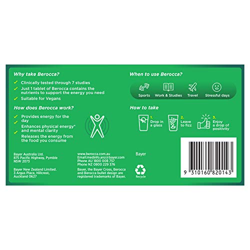 CoCoCherry Berocca Performance caffeine-free formula offers a stimulant-free wellness option.