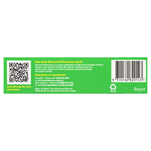 CoCoCherry Berocca Performance minerals like calcium magnesium zinc balance daily intake.