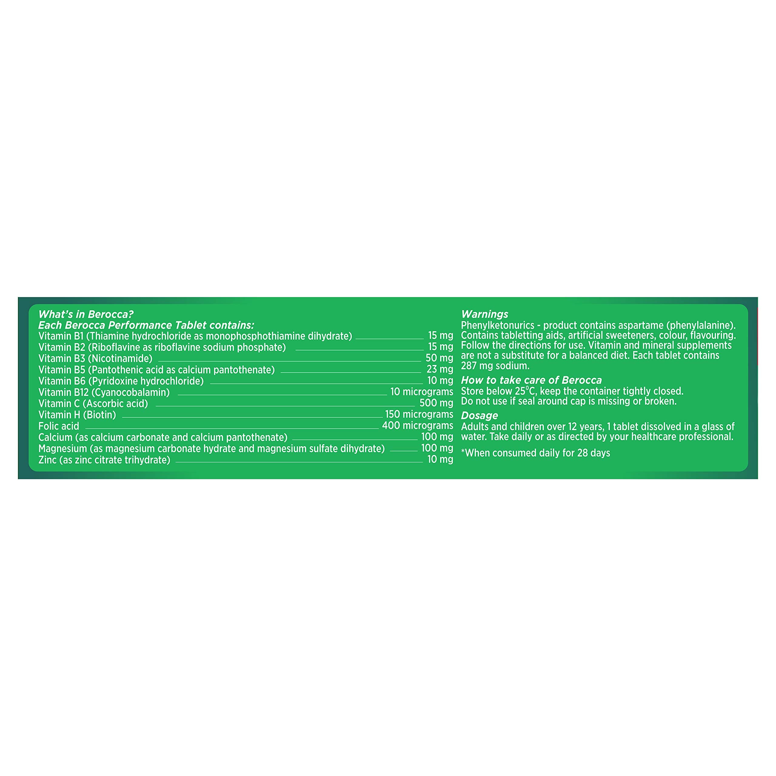 CoCoCherry Berocca Performance tablets dissolve in water to create a fizzy beverage.