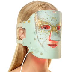 COCO CORALIA red light mask front view for at-home facial care