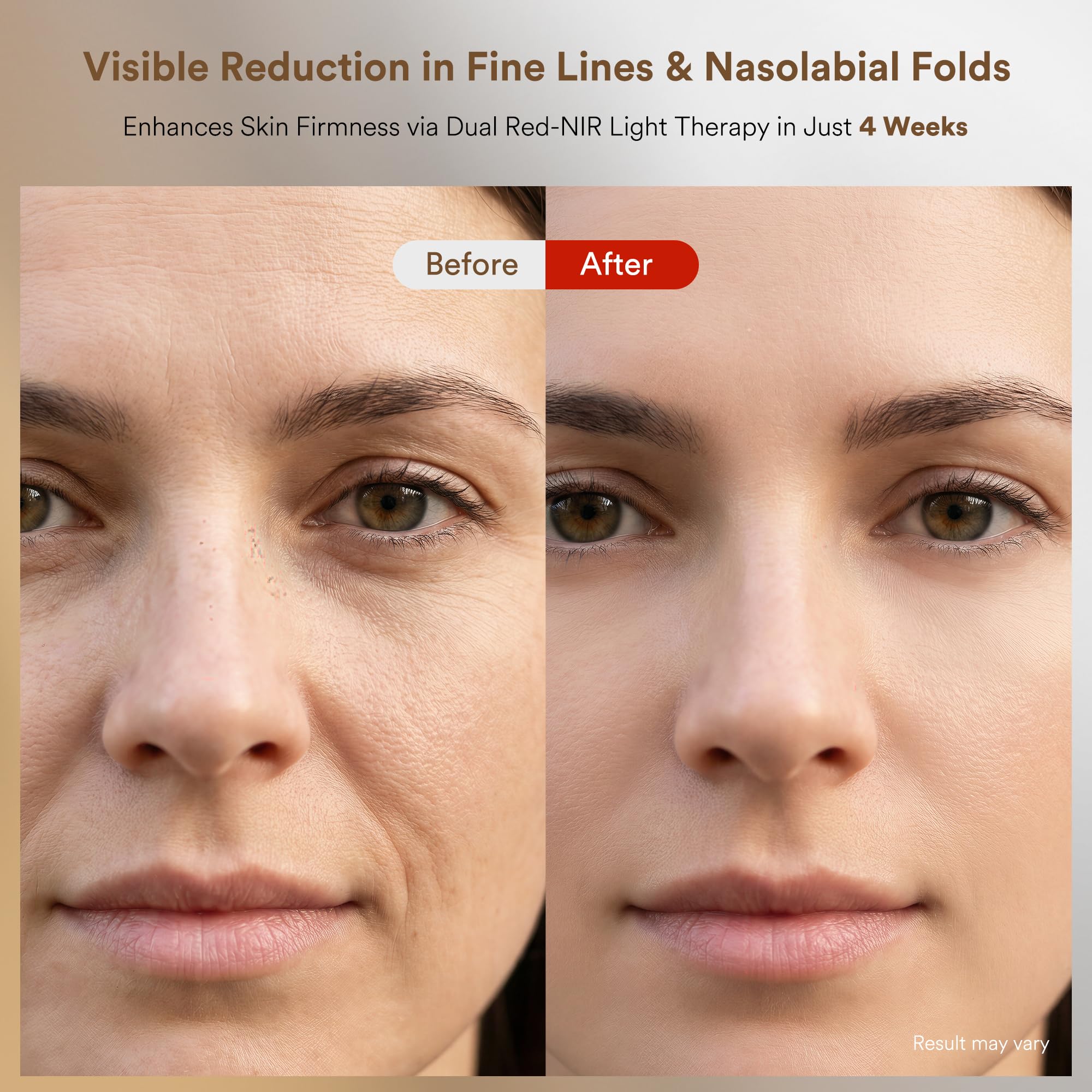 COCO CORALIA soft silicone surface provides comfortable touch during facial light therapy