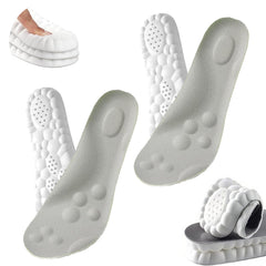 Cocwaus Steppers Insoles cloud-soft-heel grey provide cloud-like comfort for long shifts.