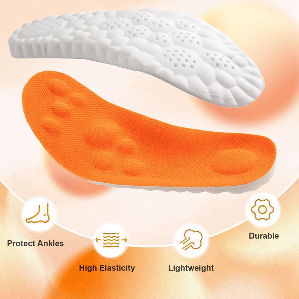 Cocwaus Steppers insoles shown inside sneakers for versatile daily use.