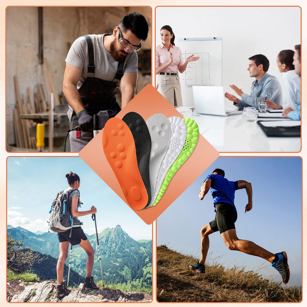 Cocwaus Steppers insoles orange packaging highlights two-pair option.