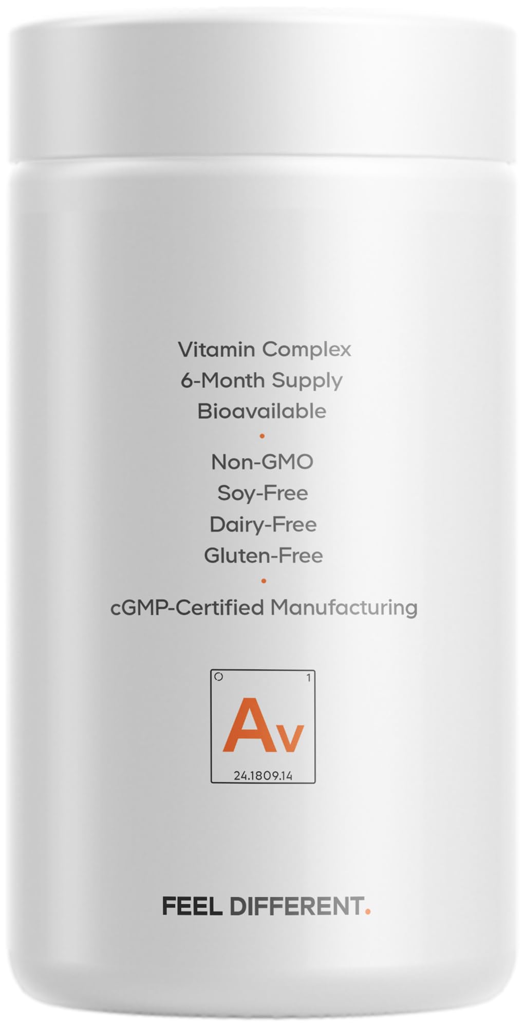 Codeage ADK vitamins gluten-free dairy-free label for allergen-conscious users.