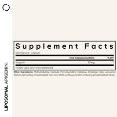 Codeage apigenin capsule sideview showing the compact daily dose