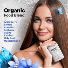 Codeage Beauty Tonic organic ingredients blend with guava and amla
