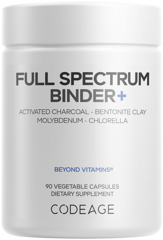 Codeage Binder bottle front view for daily-use convenience