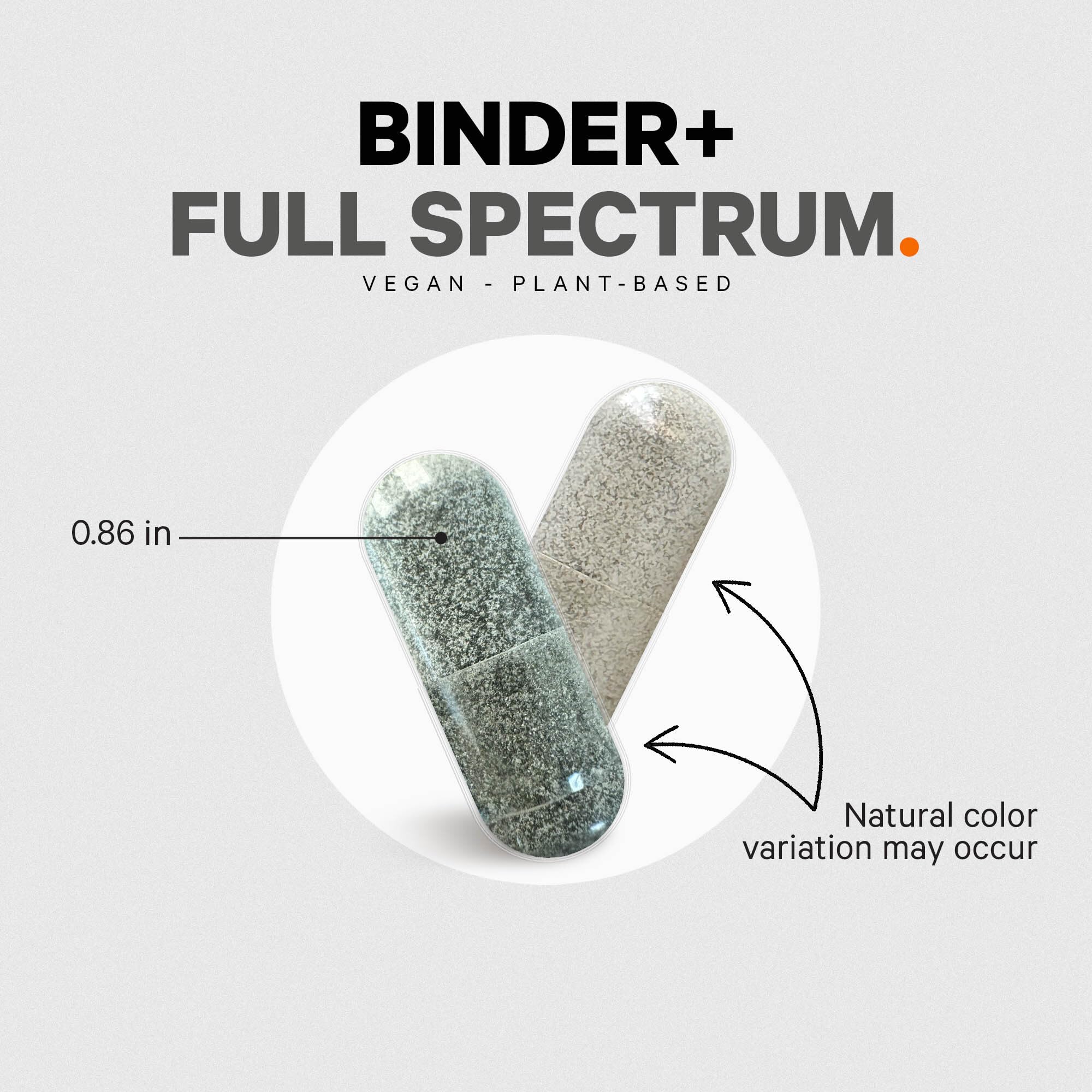 Codeage Binder vegan-friendly formula on bottle for clean, plant-based supplementation