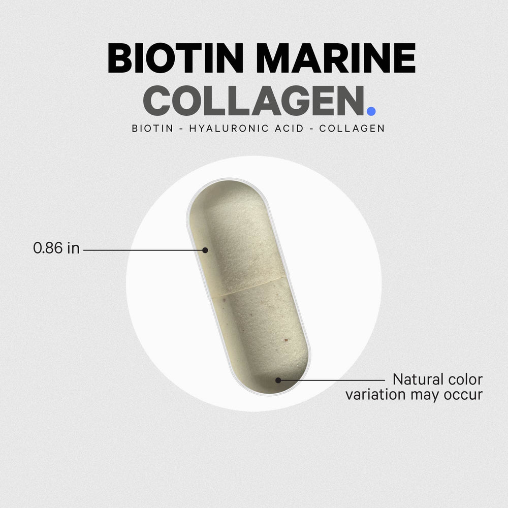 Codeage Biotin Marine Collagen fruits and herbs blend hints nutrients