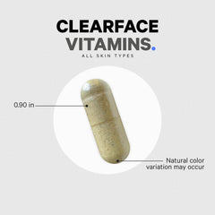 Codeage Clearface packaging and capsules ready for daily routine.
