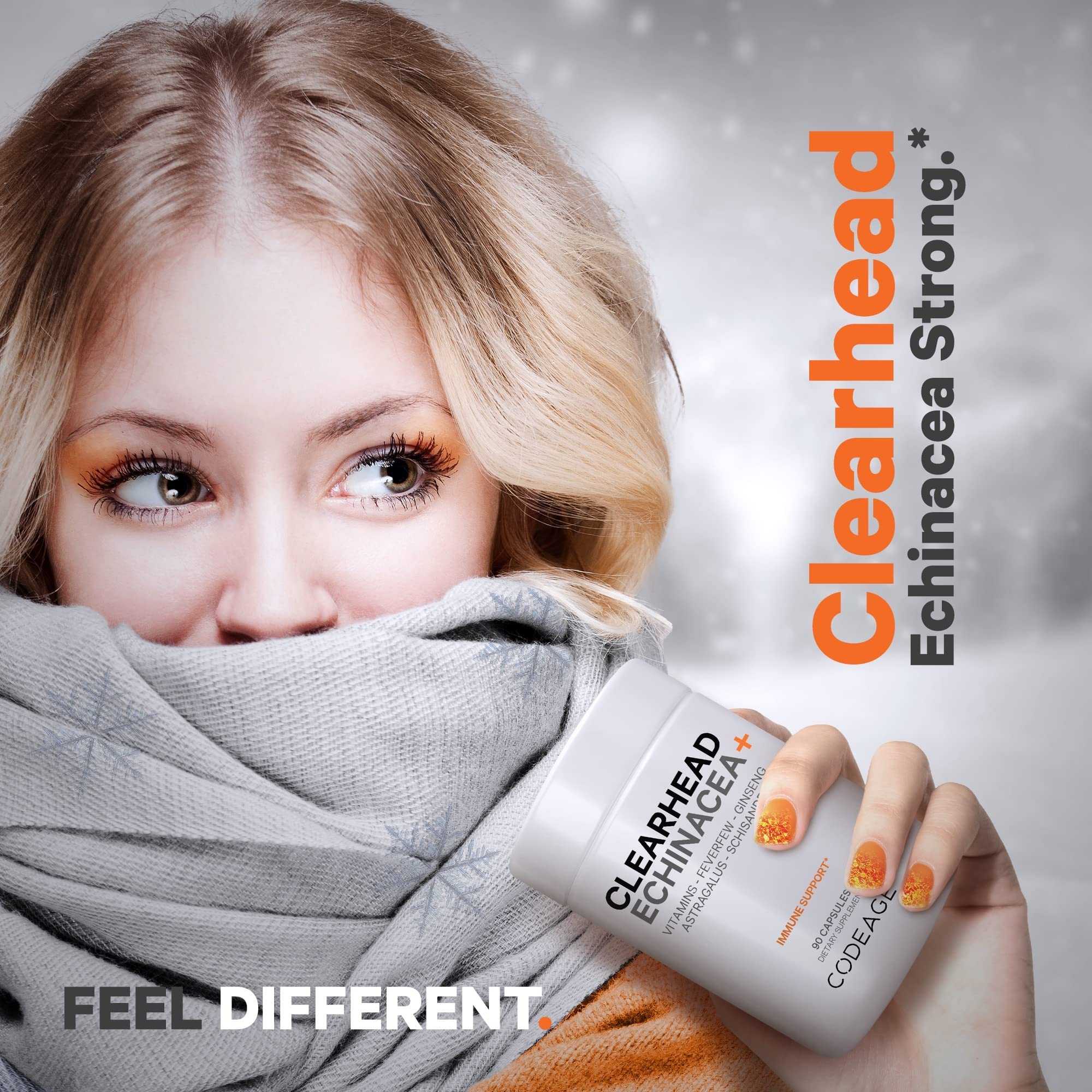 Codeage Clearhead American ginseng and astragalus capsules