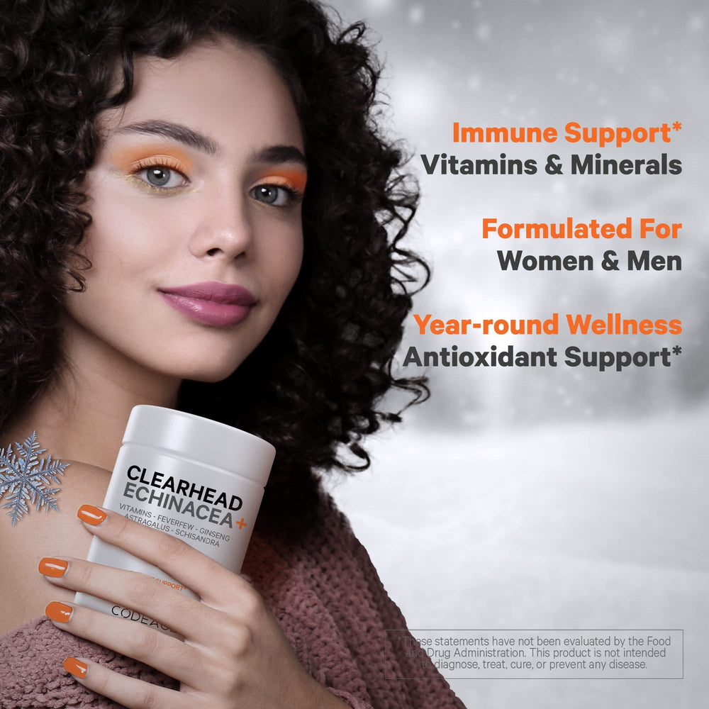Codeage Clearhead vegan, non-GMO, allergen-conscious formulation
