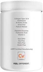 Codeage Collagen Peptides powder used in smoothies or baking for daily protein