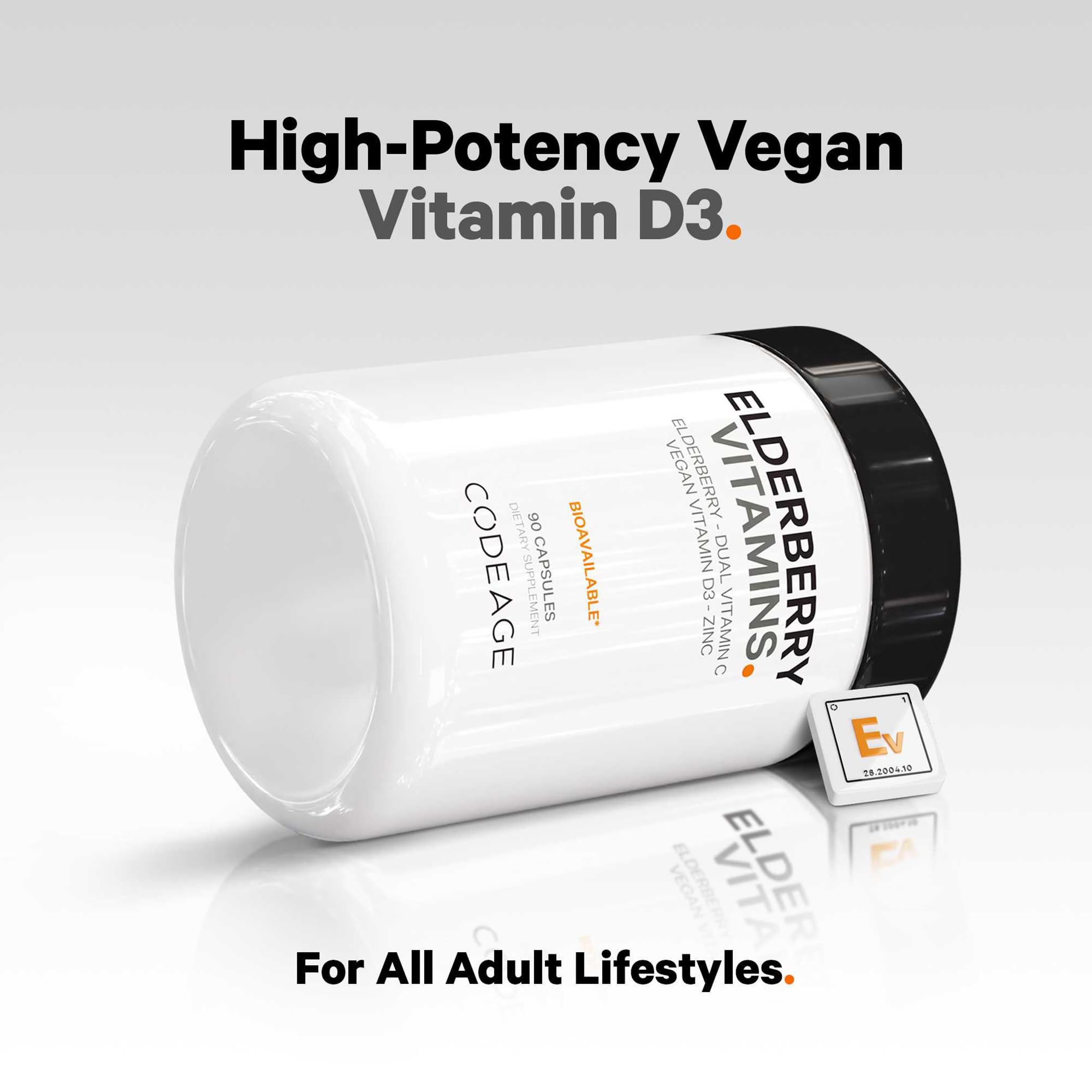 Codeage Elderberry Vitamins elderberry-extract-5-percent shows flavonoids for robust berry profile.