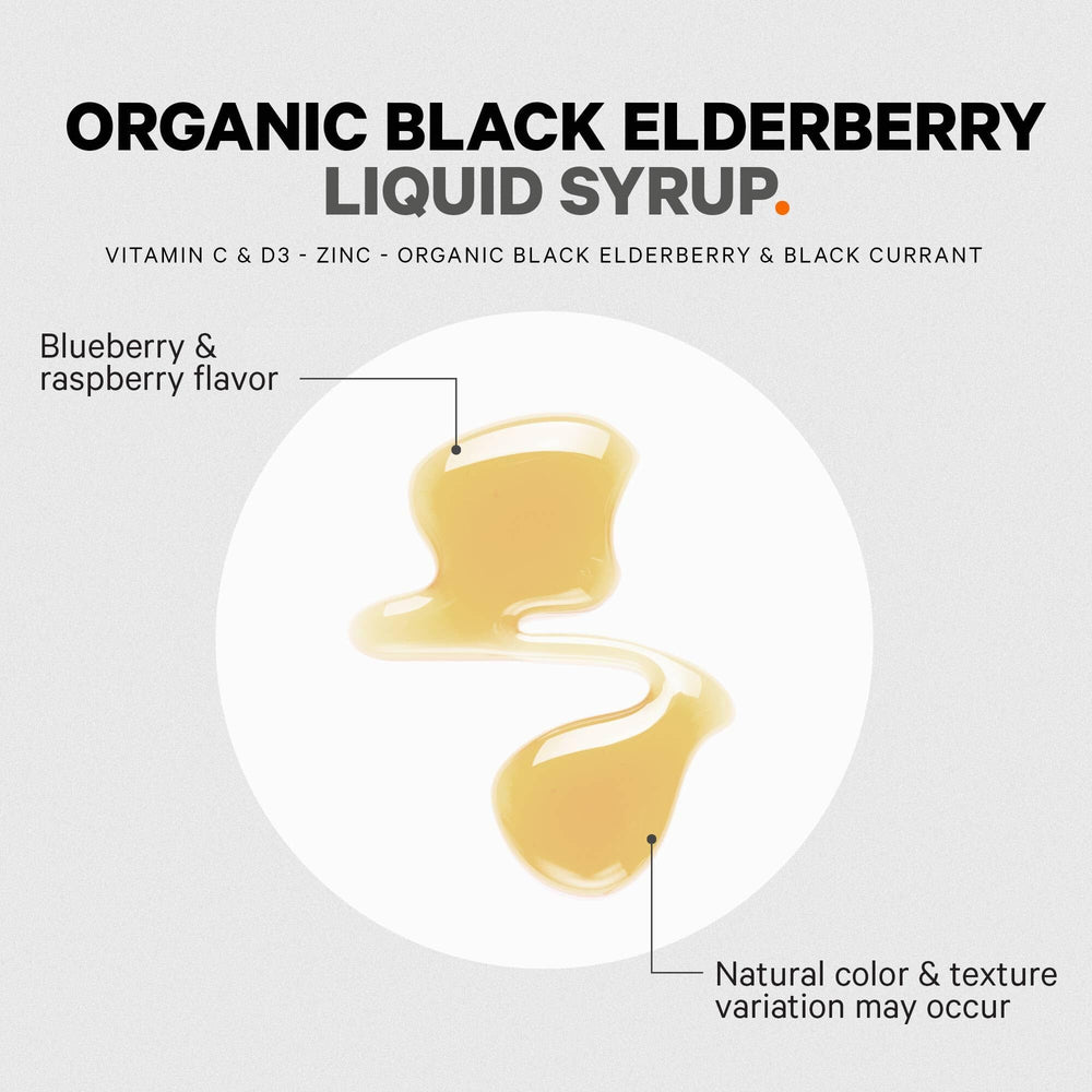 Codeage Elderberry Vitamins Pro 4 fl oz bottle on kitchen counter