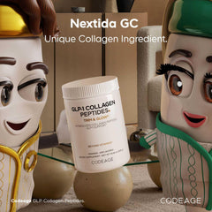Codeage GLP-1 Collagen Powder shown with grass-fed bovine source.
