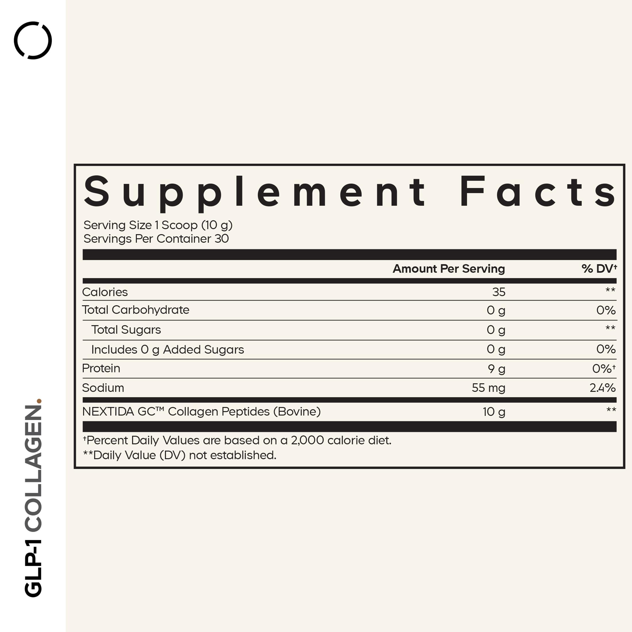 Codeage GLP-1 Collagen Powder scoop for easy, measured servings.