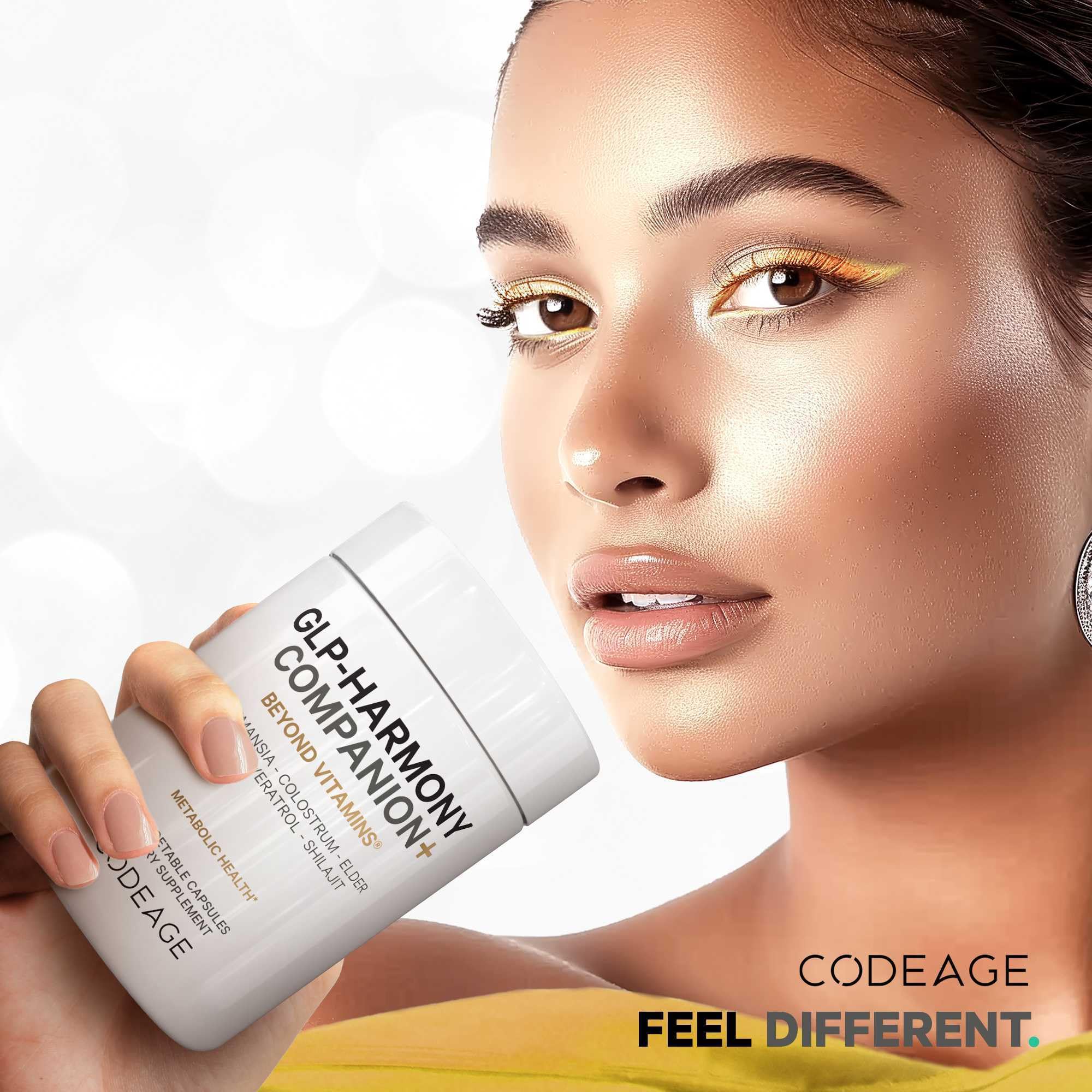 Codeage GLP-Harmony akkermansia-muciniphila closeup highlights gut-friendly ingredients