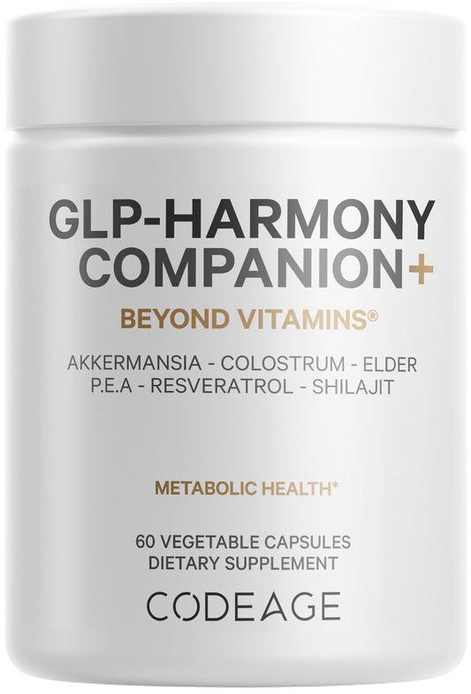 Codeage GLP-Harmony Companion+ bottle front for easy daily wellness routine