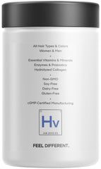 Codeage Hair Vitamins bottle provides a convenient one-month supply