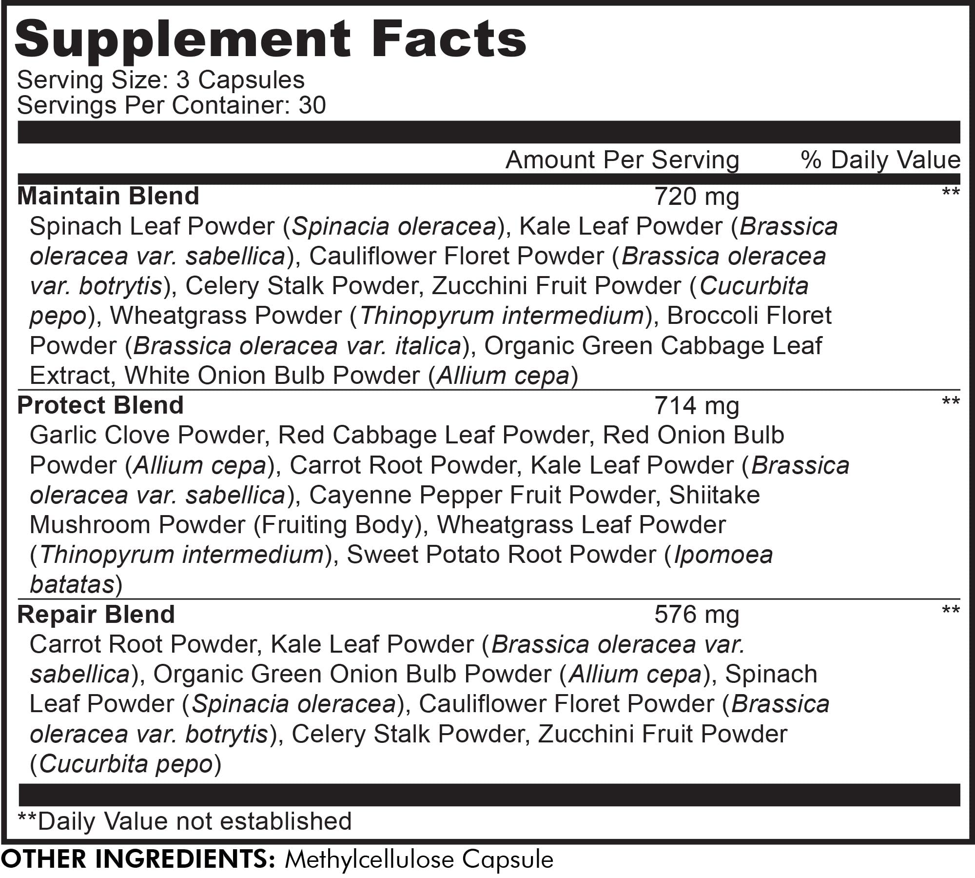 Codeage Easy Veggies label highlighting vegan and non-GMO formula
