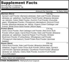 Codeage Easy Veggies label highlighting vegan and non-GMO formula