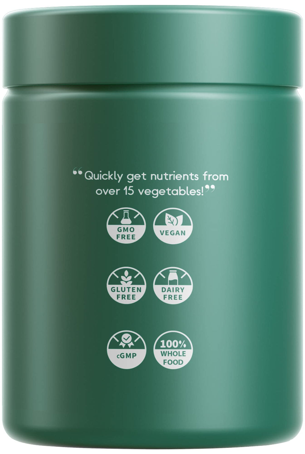 Codeage Fast Fruits label highlighting whole-food fruit blend