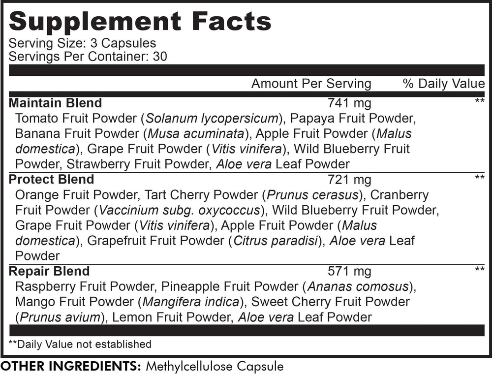 Codeage Fast Fruits packaging box showing bundle details