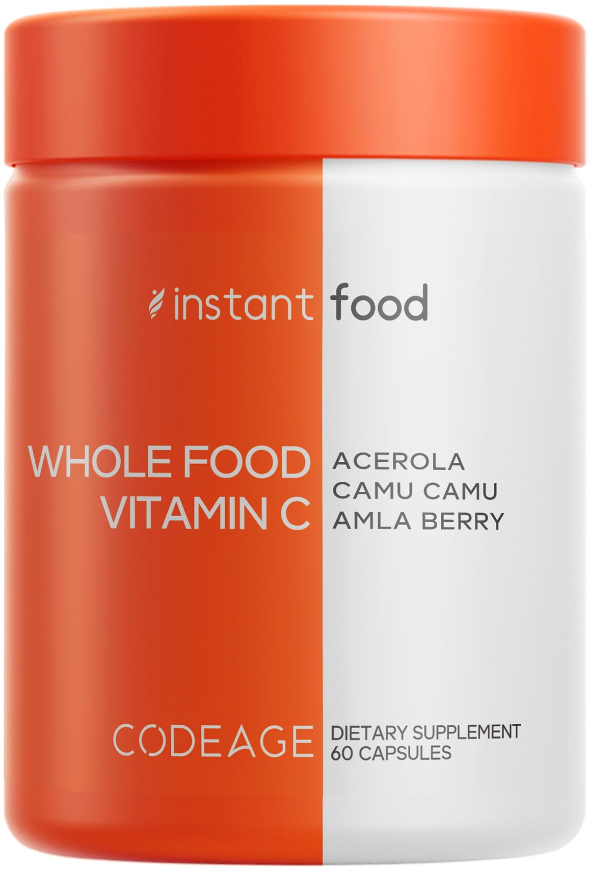 Codeage Instantfood Vitamin C bottle with capsules for daily use