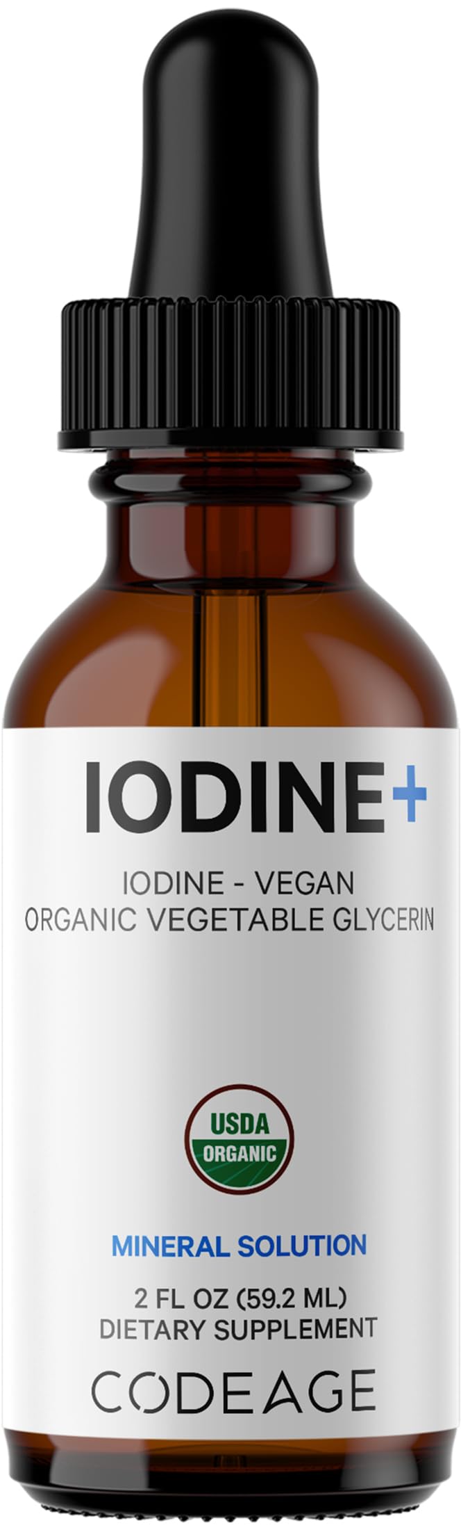Codeage Iodine Drops dosage instructions for simple daily use.