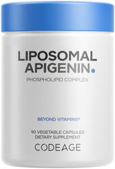 Codeage liposomal apigenin bottle for daily plant-based supplementation