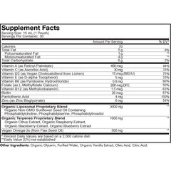 Codeage liposomal berry vitamin delivery image highlighting improved absorption for teens.