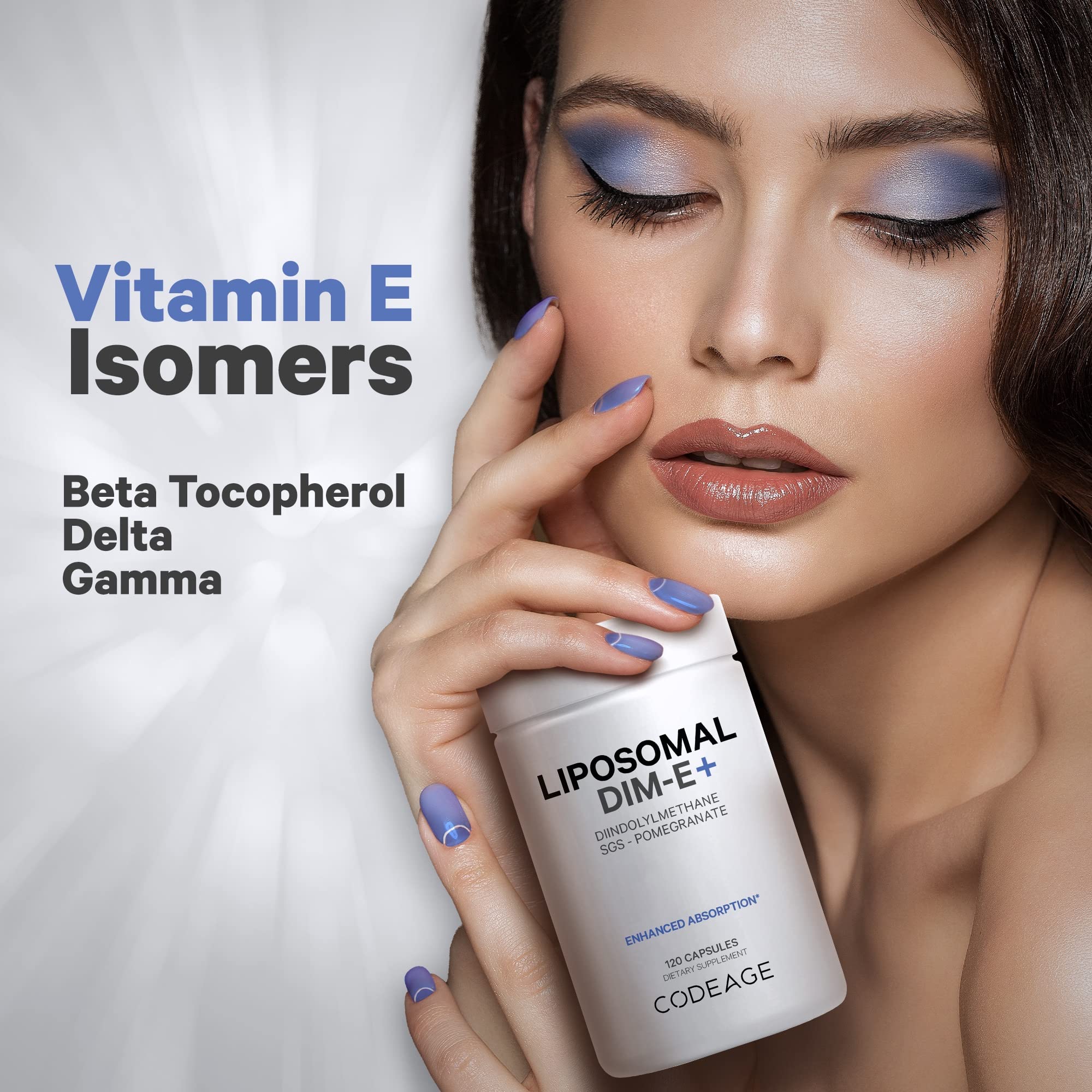 Graphic illustration of liposomal delivery concept in Codeage DIM