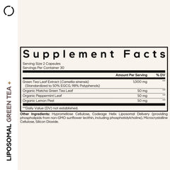 Codeage Liposomal Green Tea+ capsules provide a convenient daily supplement.