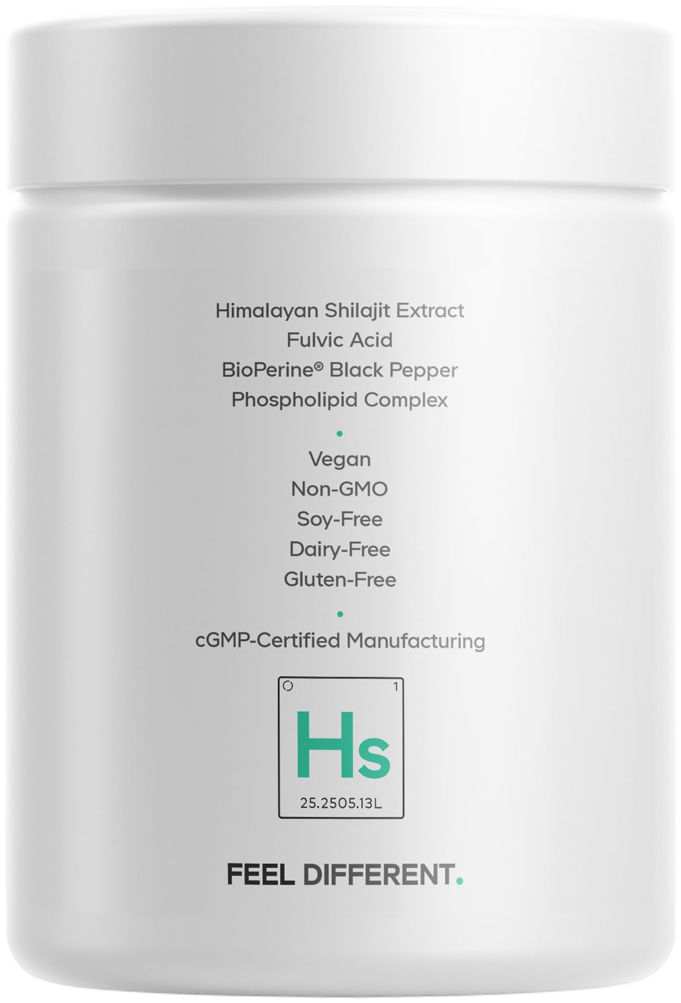 Codeage Liposomal Himalayan Shilajit packaging shows premium minerals blend and month-long supply.