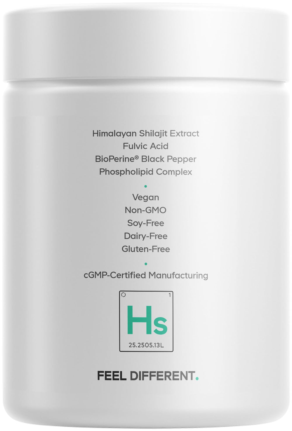 Codeage Liposomal Himalayan Shilajit packaging shows premium minerals blend and month-long supply.