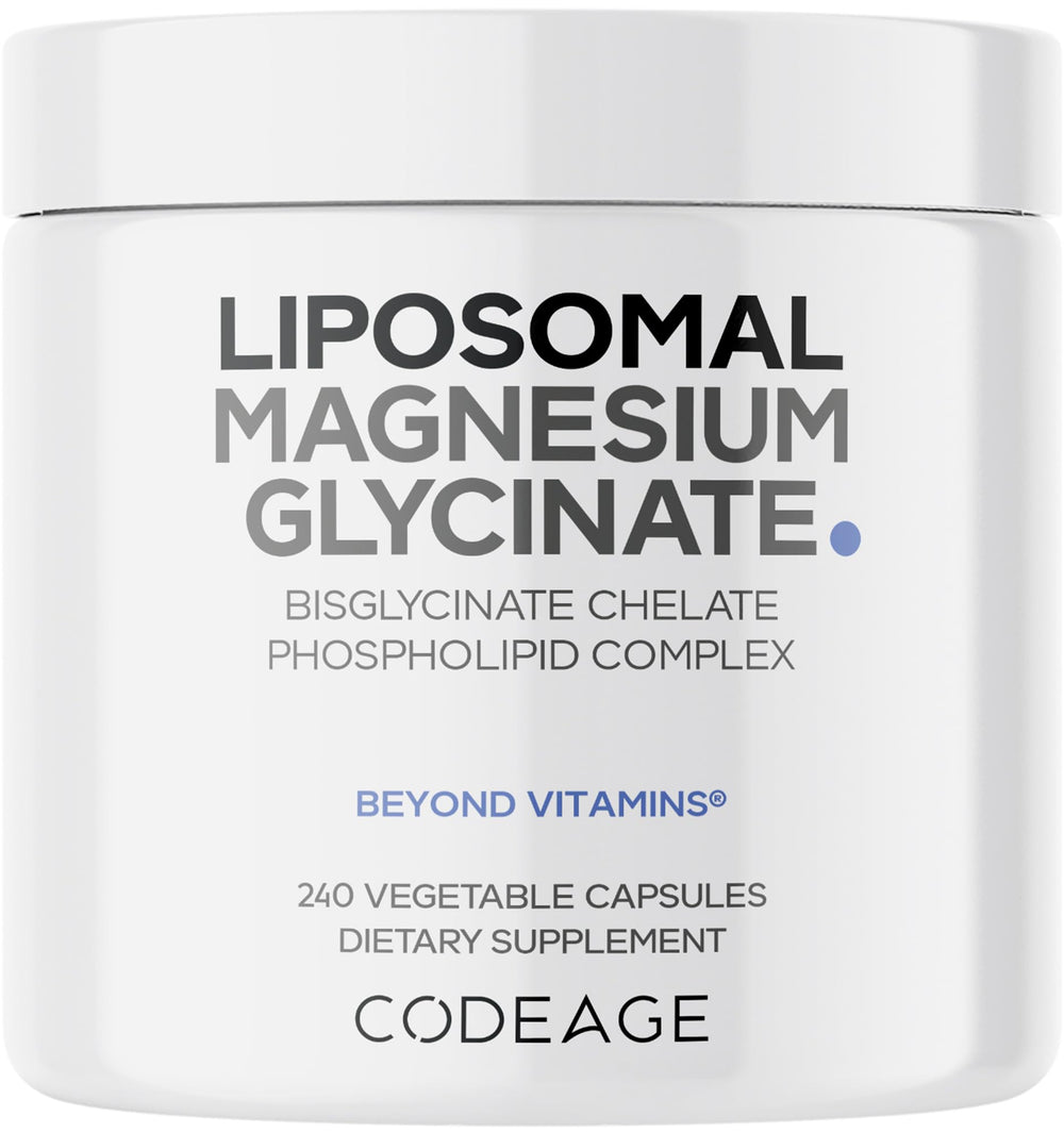 Codeage Liposomal Magnesium Glycinate bottle with capsules for daily support