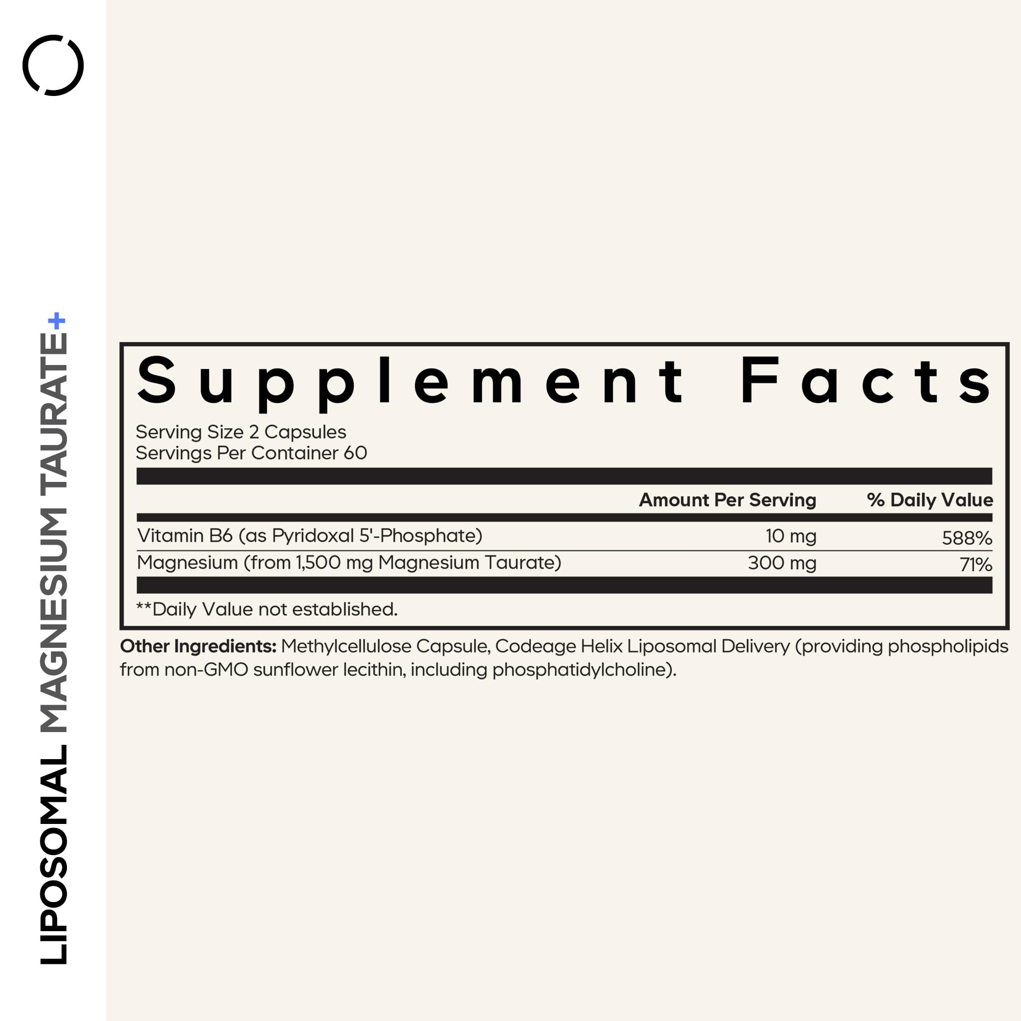 Codeage capsules close-up shows liposomal form for easy swallowing.