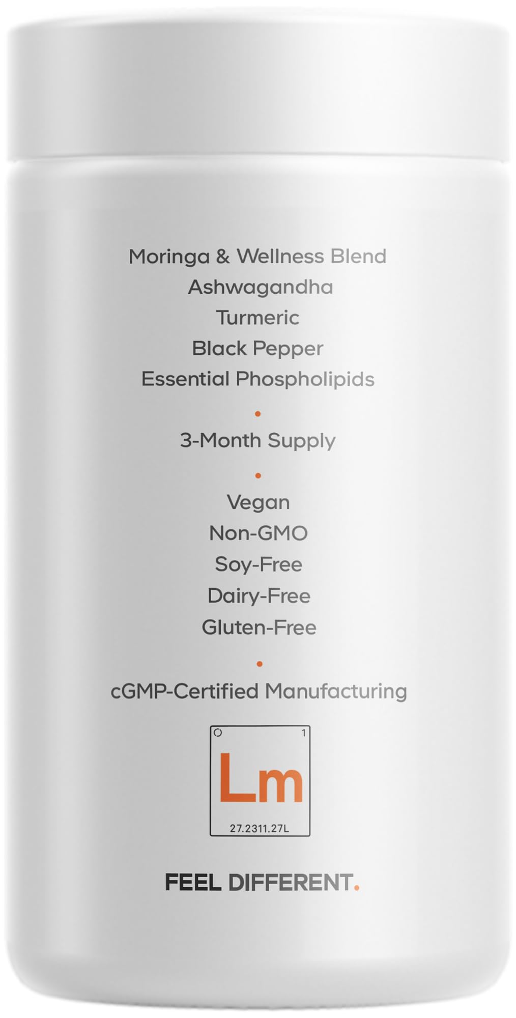 Codeage Liposomal Moringa+ 3-month supply highlighted.